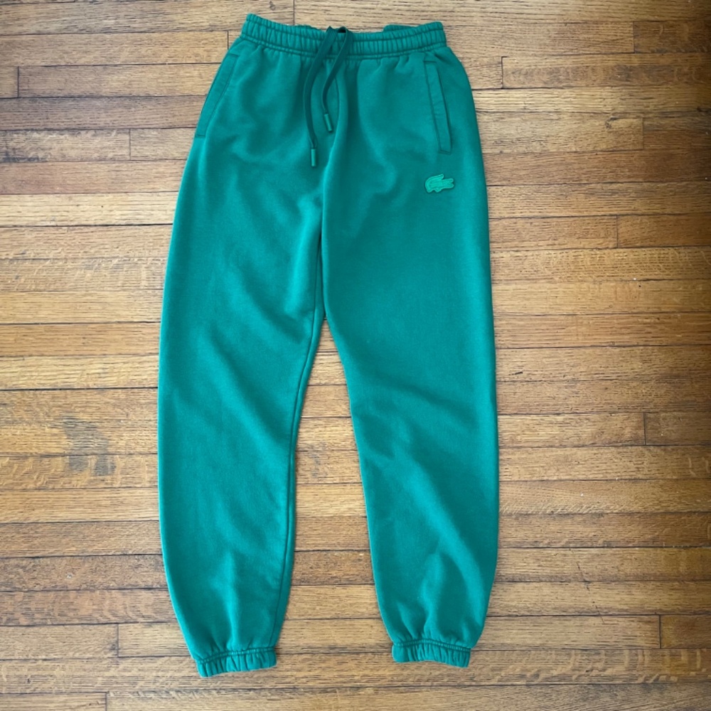 EUC - Lacoste Regular Fit Women's Tracksuit in Rocket Green Size 36 - Picture 10 of 16